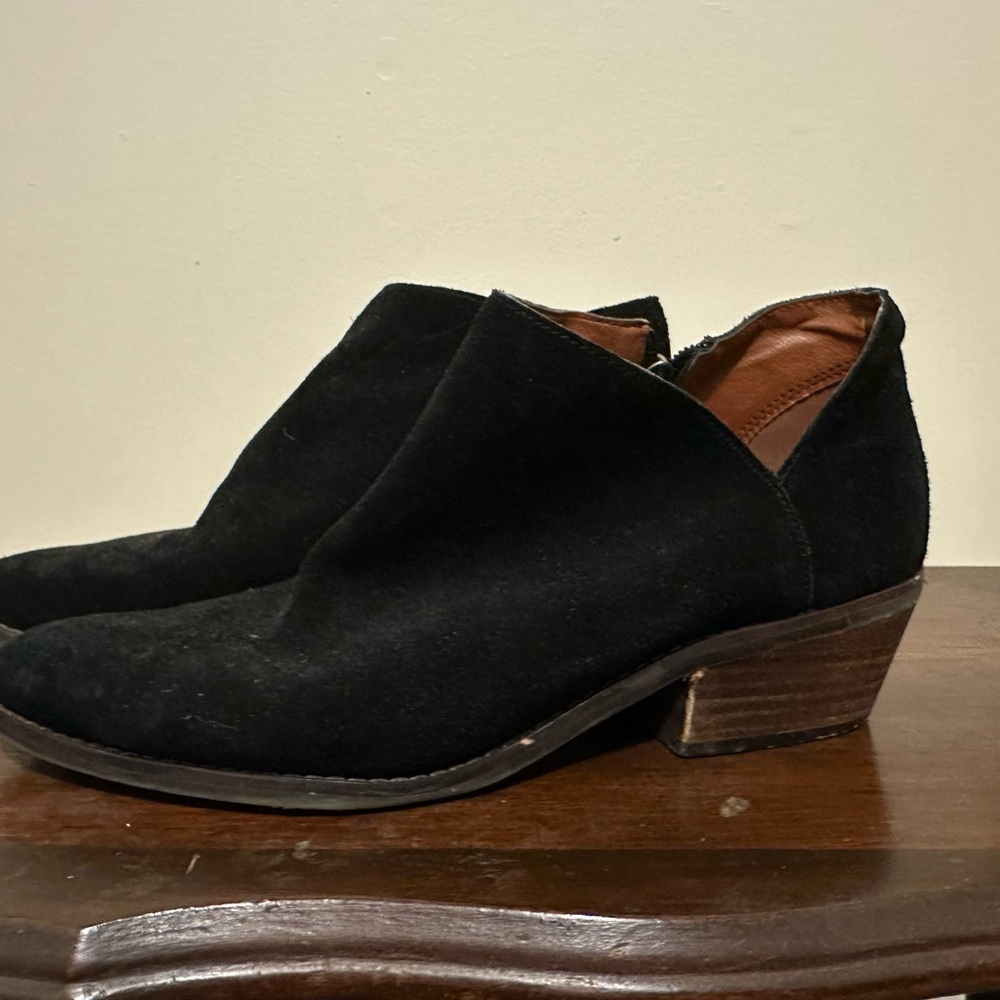 Black Suede Ankle Boots
